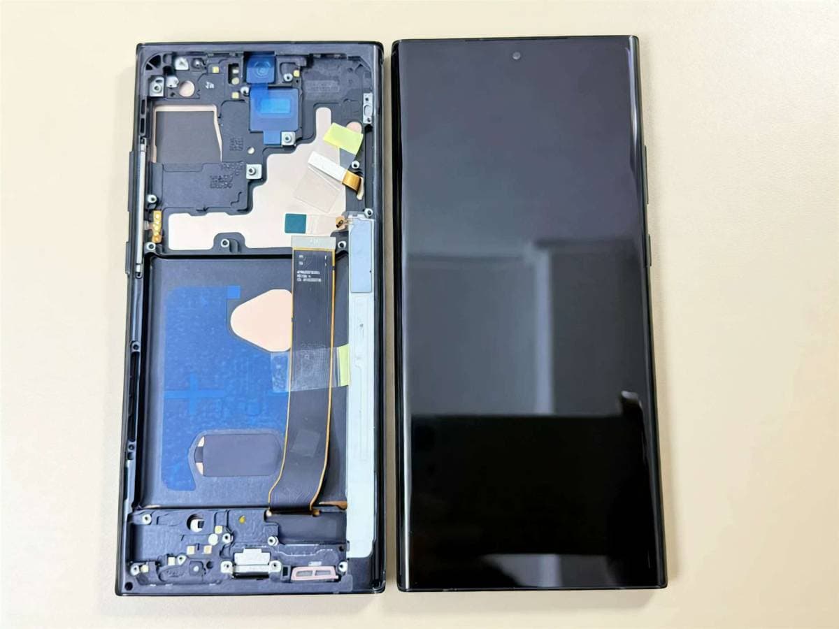 Samsung Note 20 Ultra Oled Screen with Frame