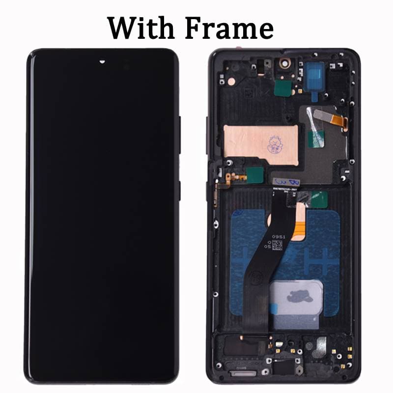 Samsung Galaxy S21 Ultra OLED Screen with Frame - Supports Fingerprint