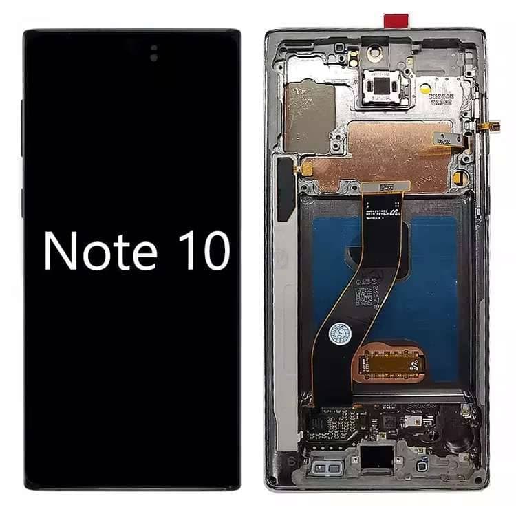 Samsung Note 10 OLED Screen with frame - Supports fingerprint